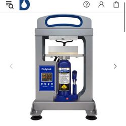 Dulytek DHP7 All-In-One Hydraulic Rosin Heat Press, 7 Ton Force