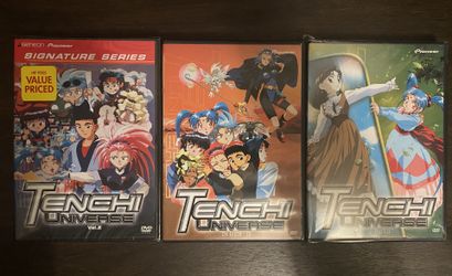 Tenchi Universe Anime DVD Vol 2, 3 &6. (Ep. 5-10, 17-19)