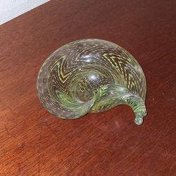 Title: Vintage Murano Style Hand-Blown Art Glass Shell Bowl - $25 OBO