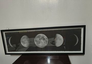 MOON PHASES WALL ART - MARMONT 29"×10"