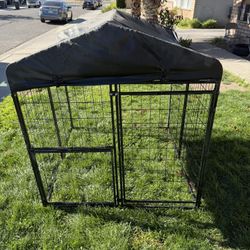 Heavy Duty Dog Kennel With Cover 