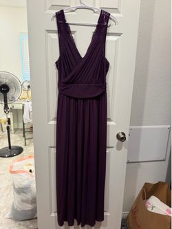 Plum formal dress