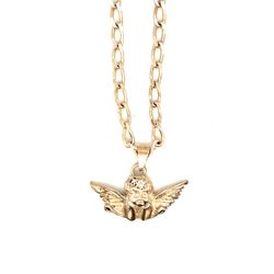 Sterling Silver Angel Pendant Necklace