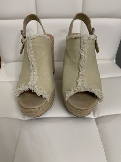 Wedge Espadrilles Sandals Size 6.5
