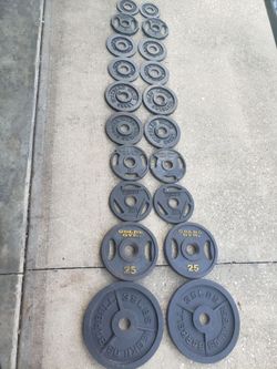 Olimpic plates 235lbs