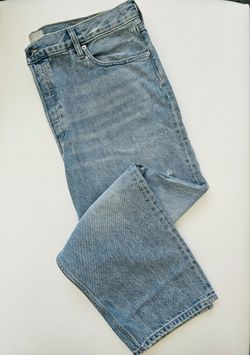 Everlane The Rigid Slouch Jean 33 Regular Distressed
