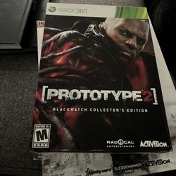 Prototype 2 black Watch Edition Xbox 360