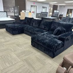 Livingroom Furniture Oversized Fabric Sectional Couches Sofa 