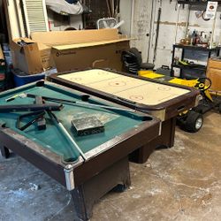 Pool Table & Air Hockey Table 
