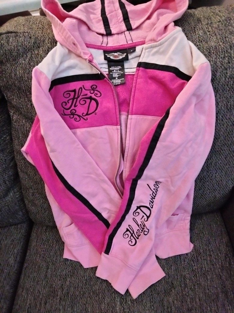 Pretty In Pink Harley Jacket