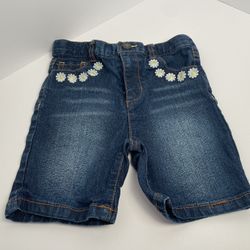 Healthtex Girls Embroidered Long Shorts