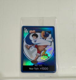 ONE PIECE DODGER LUFFY PROMO CARD