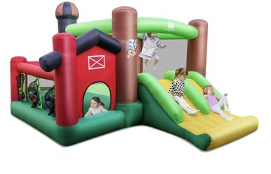 Farm Themed Inflatable Castle Kids Bounce House For Sale $114.00 50%+ OFF Retail $229.99 NEW IN BOX