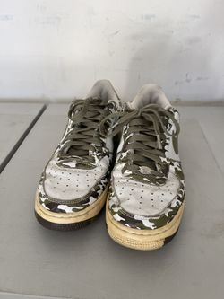 Nike Air Force One- Camouflage Palm Green- Size 9.5