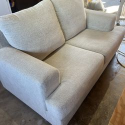 Loveseat In Heather Grey