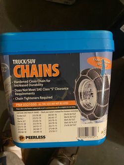 Peerless Truck/SUV Snow Tire Chains