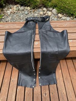 Leather Motorcycle Chaps
