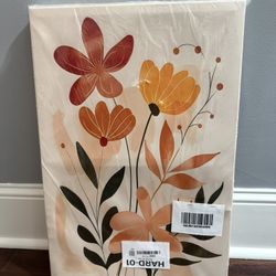 Dulasi 3-Piece Boho Floral Plant Canvas Wall Art 16x24