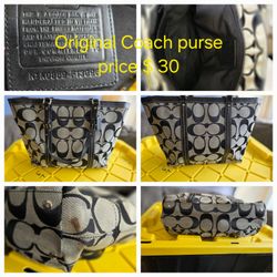 Medium Size COACH purse