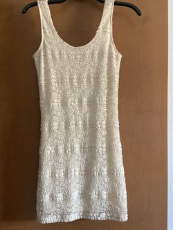 chinese dress ladies Layered Bow Lace Mini Dress Cream/Black / S
