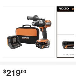 Ridgid 18V Brushless Hammer Drill Kit 