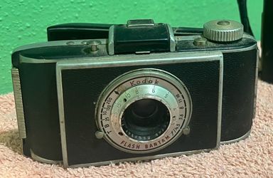 Kodak Flash Bantam Bantam Series Vintage Folding Camera 828 Format Black