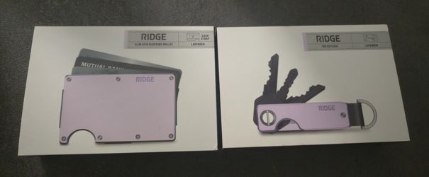 Brand New Ridge Wallet And Keycase Lavender
