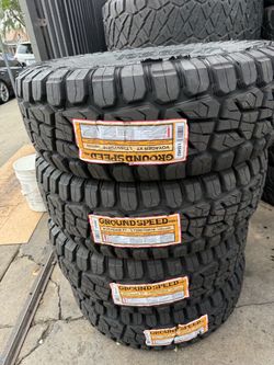285/75r16 ground speed tires nuevas con 50,000 millas de garantía las 4