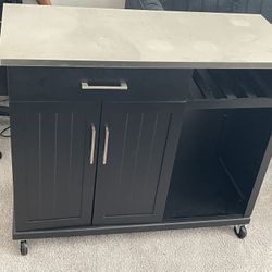 Bar Cart With Wheels 