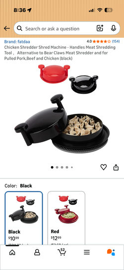 Chicken Shredder Shred Machine - Handles Meat Shredding Tool