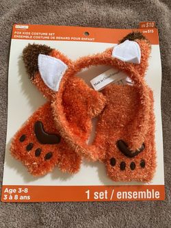 Fox Kids Costume Set Size