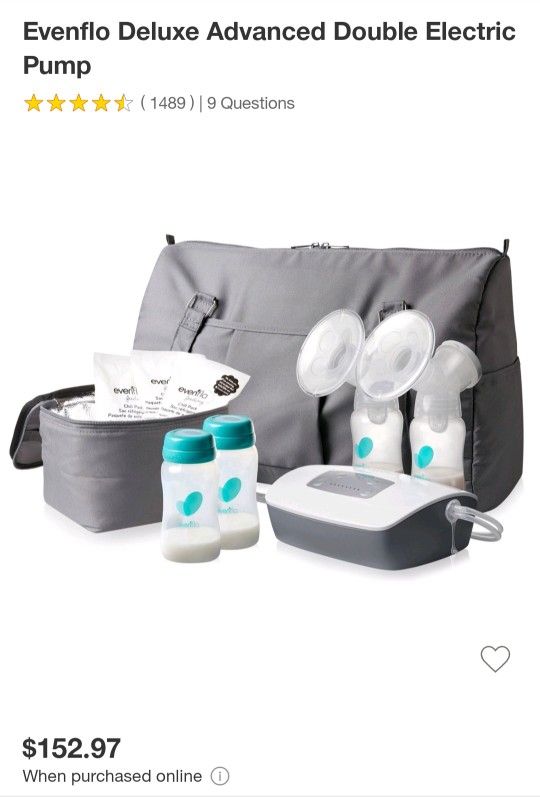 Evenflo Deluxe Advanced Double Electric Pump