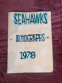 Seattle Seahawks Team Signed Bday Card