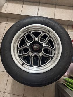 Weld Wheels and Drag Radials 17”