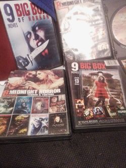 Over 30 Horror Movies $20