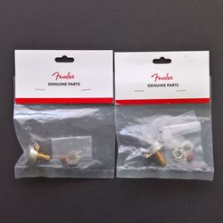 NEW 2 Fender Guitar 500k Split Shaft Potentiometers - Volume or Tone