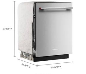 KitchenAid 24” Dishwasher (KDTM604KPS) – PrintShield Stainless, Like New