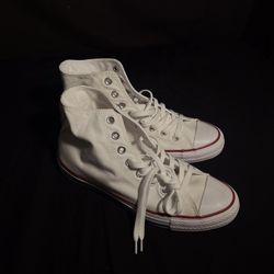 Converse Chuck Taylor All Star High Top Sneakers Optical White US Men 8 Wo 10