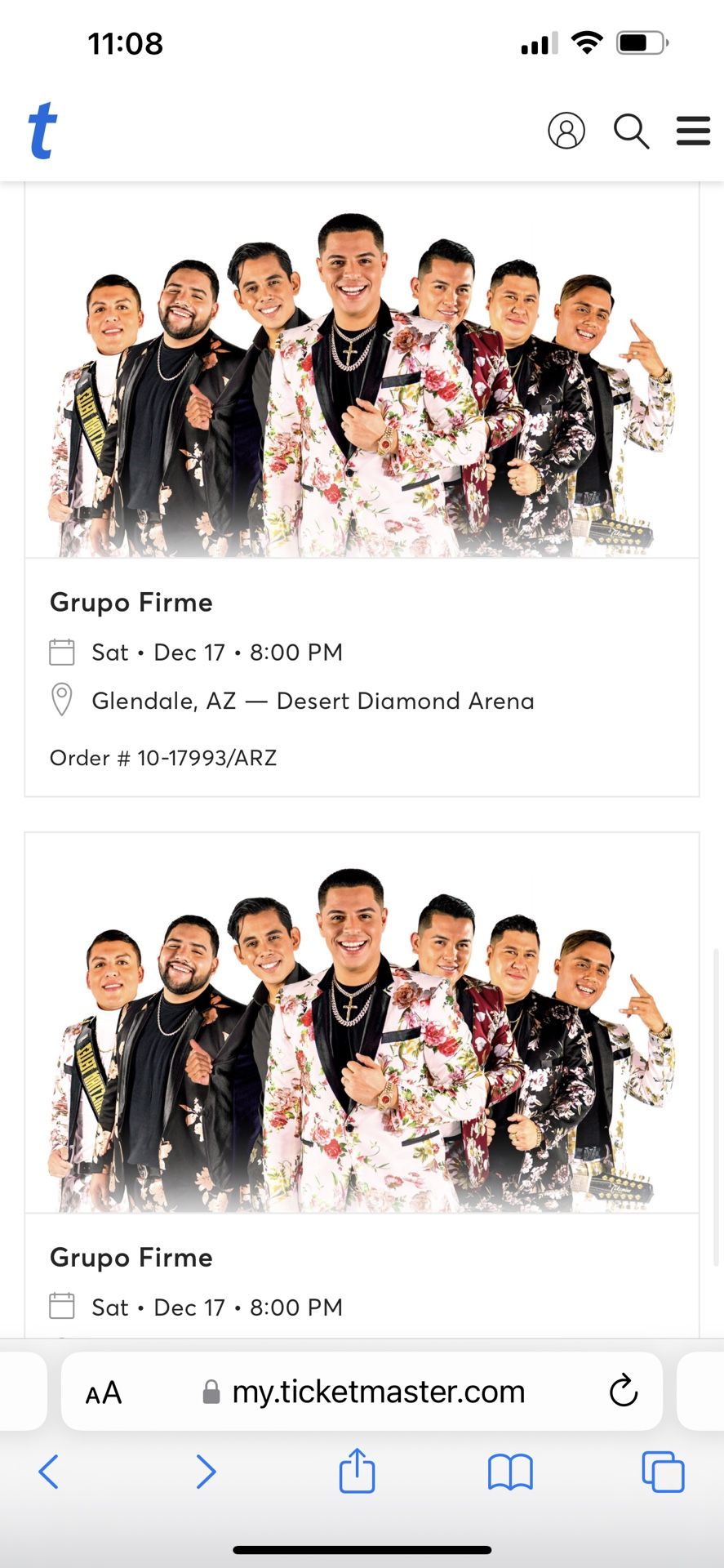 Grupo Firme Tickets For