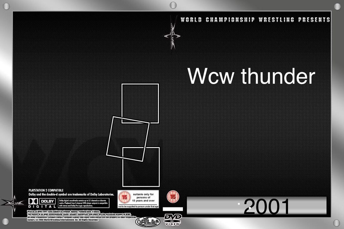 Wcw Thunder:the Complete 2001 W/dvd Case