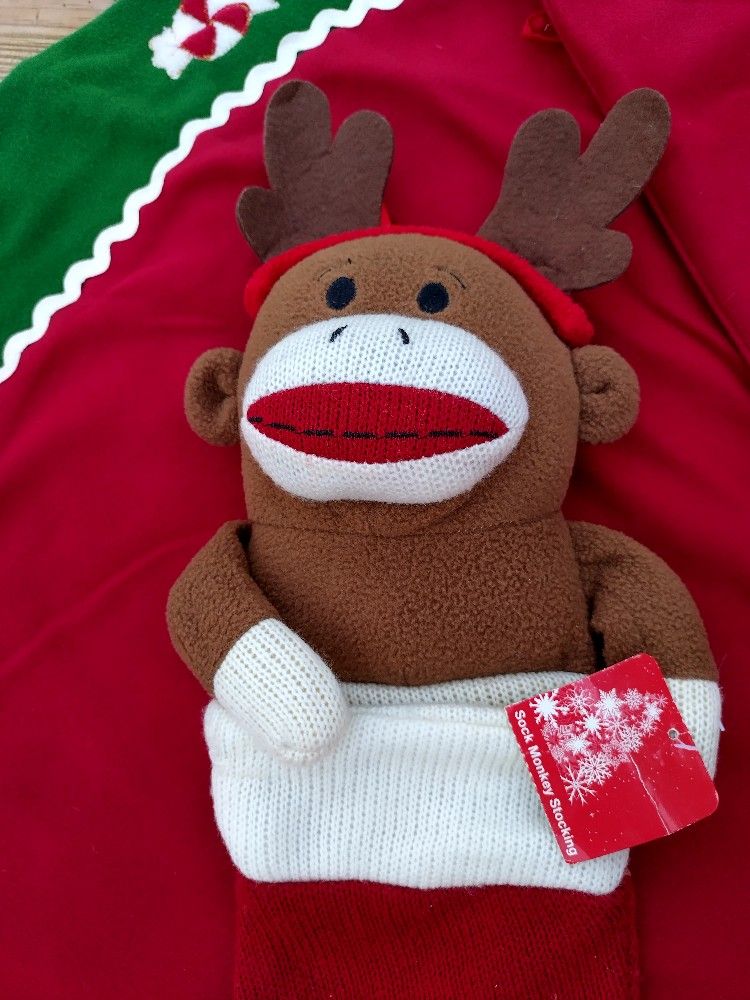 Sock Monkey Stocking