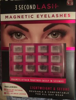 3 Second Magnetic Eyelashes - New!