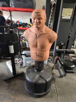 Bob punching bag workout fitness boxing striking mma cardio