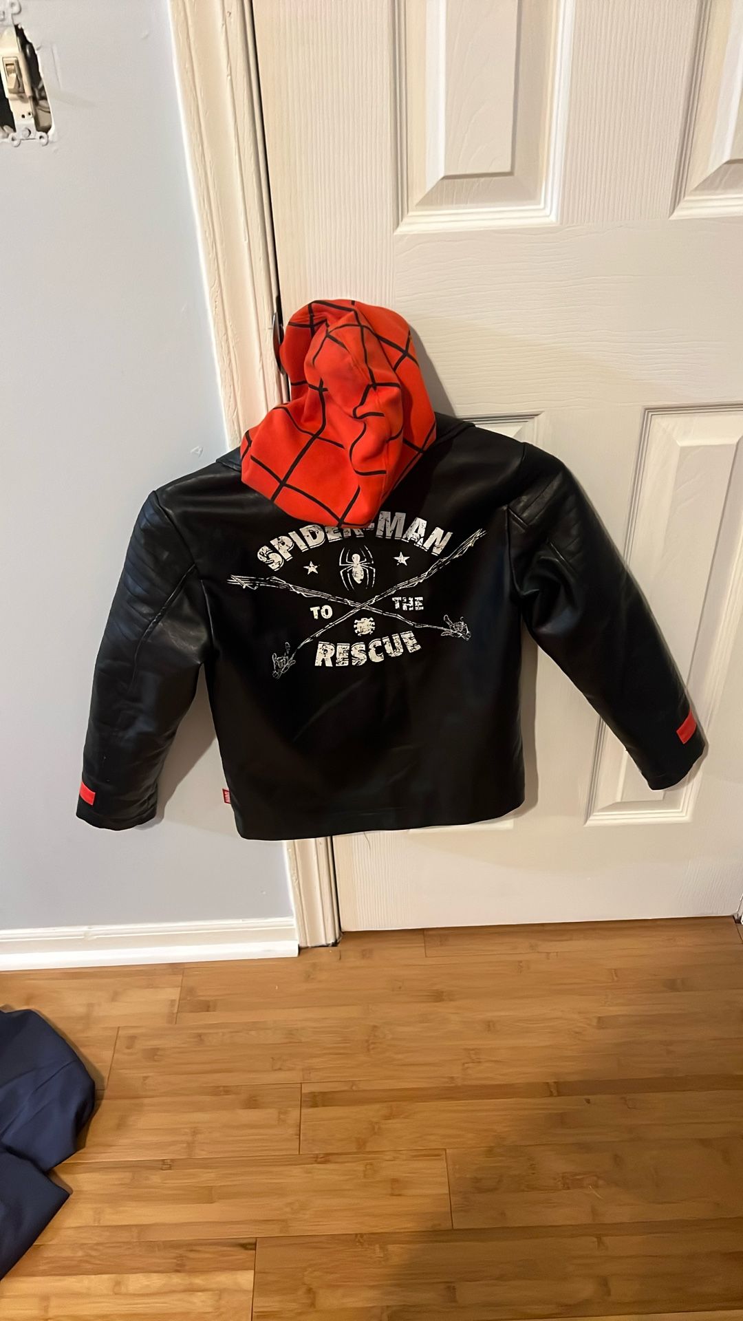 Disney Spider-Man faux leather moto jacket for kids