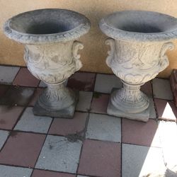 New Flower Pots Made Out Cement Perfect Gift For Any Occasion 