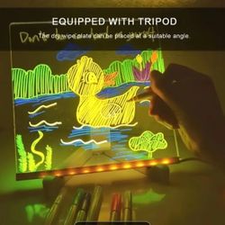 Transparent A4 Size LED Notepad 