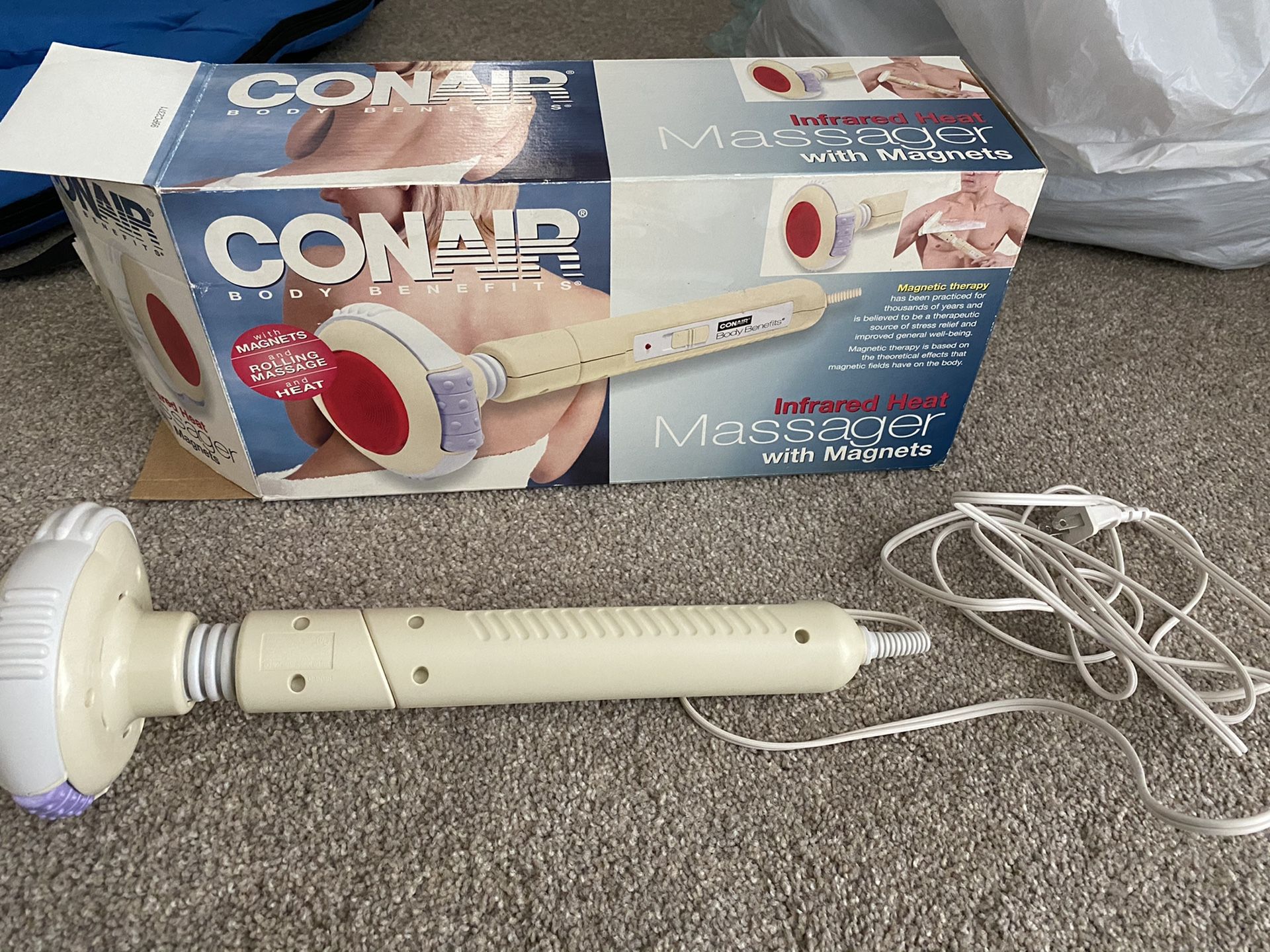 Conair Infrared Heat Massager With Magnets