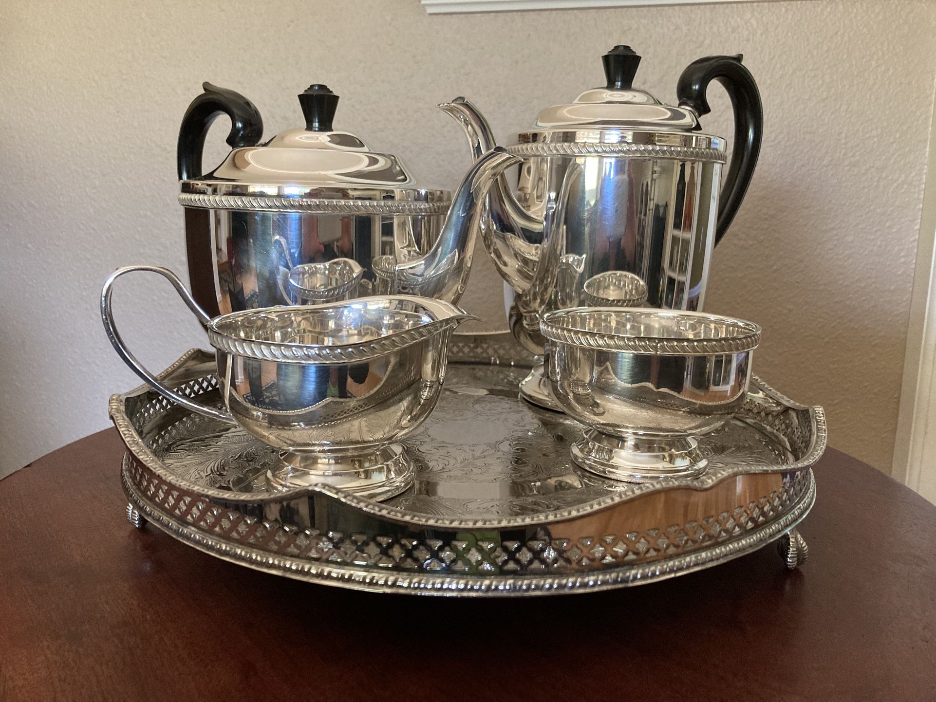 5 Piece Silver Tea And Coffee Set