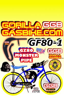 FSBO I have a new 2-stroke DIY motorized bike system with 26" bike starting at $299.99 firm Hello. I have for sale a new complete kit motorized bik