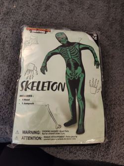 Skeleton morph suit